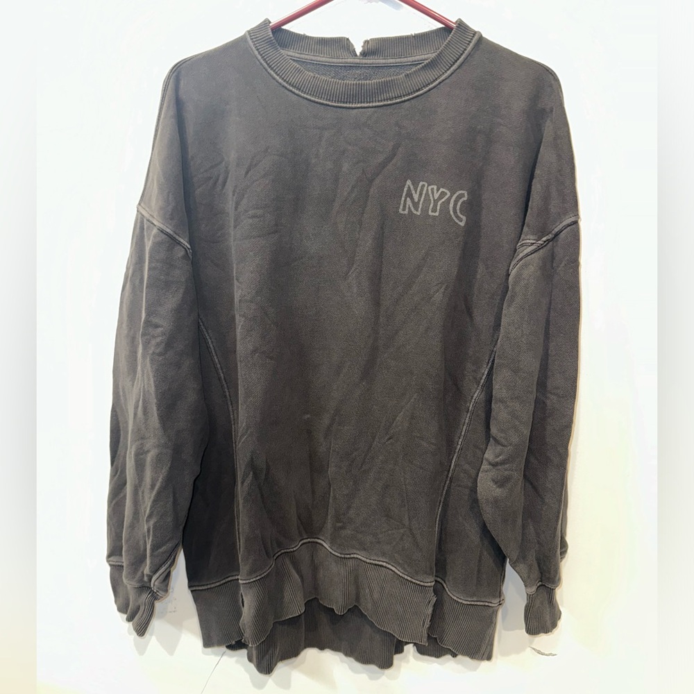 Aerie oversized sweater. Grey.